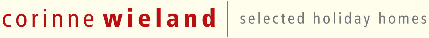 logo corinne wieland selected holiday homes